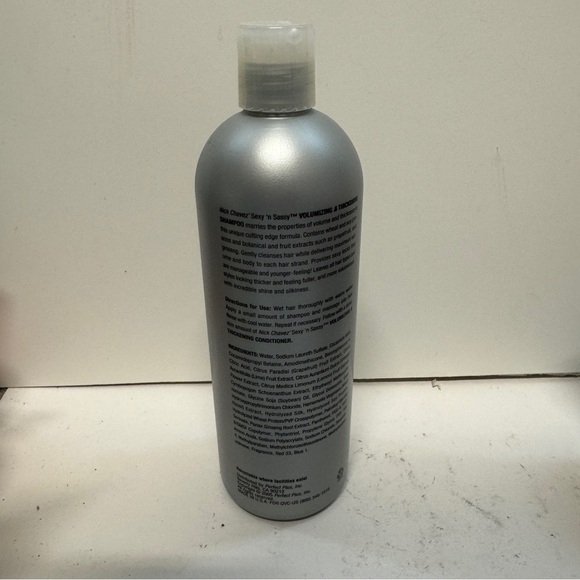 Nick Chavez Sexy N Sassy Volumzing Thickening Shampoo 16 OZ HTF - Picture 3 of 3